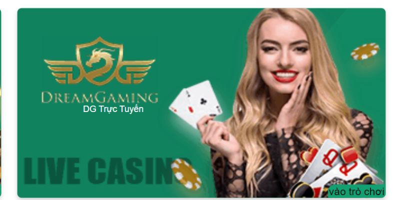 Sảnh DG Cwin mang đến nhiều bàn cược casino đẳng cấp
